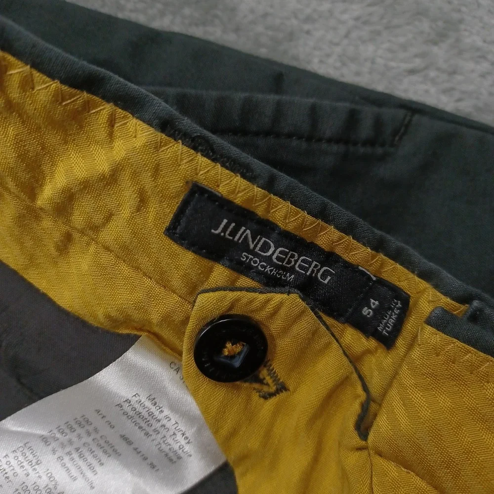 J Lindeberg Pants Mens 54 Gray Bootcut 34x34 Golf Preppy Pockets
